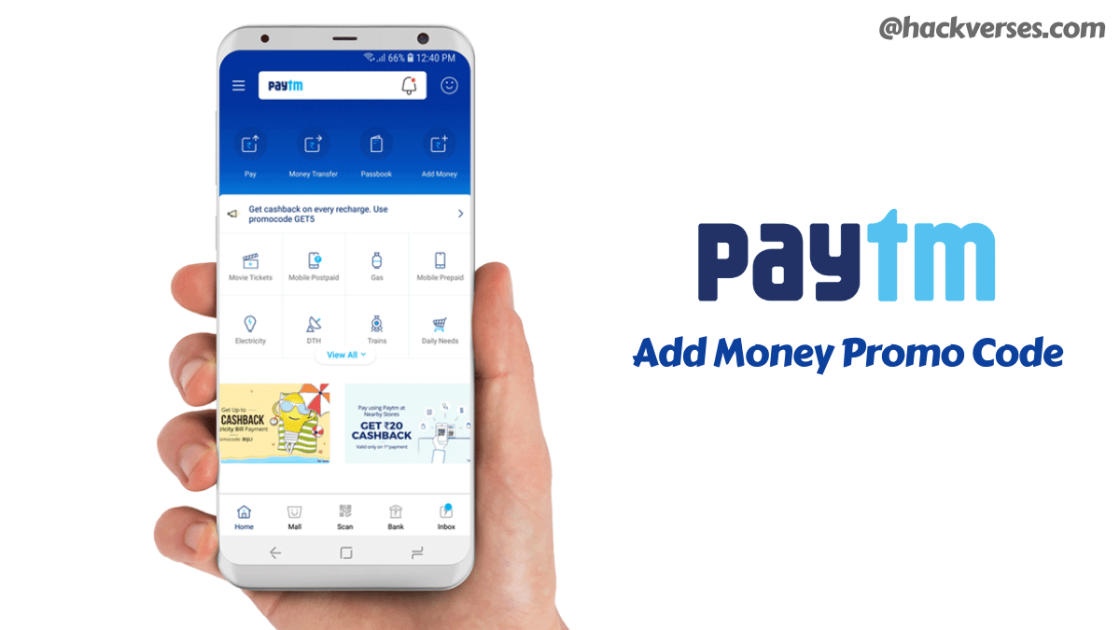 Paytm Add Money Promo Code