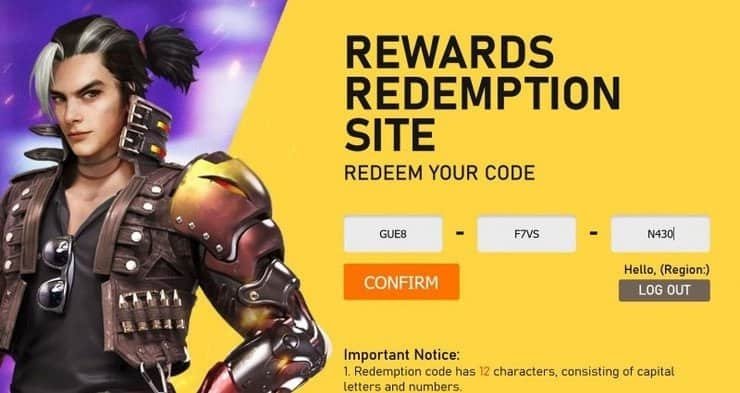 Free Fire Redeem Code Hack