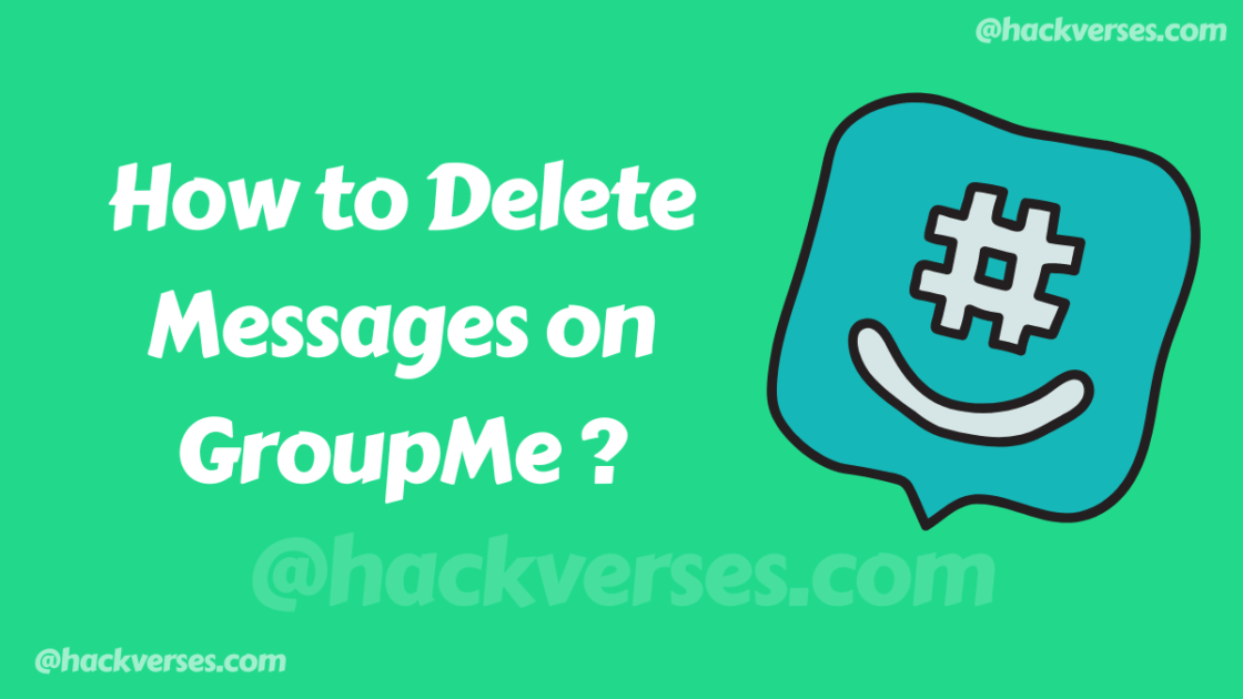 How to Delete Messages on GroupMe